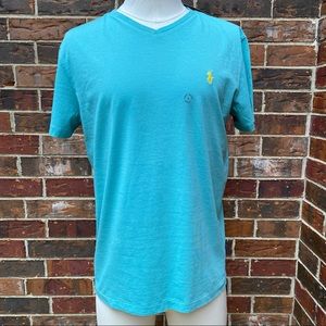 NEW Polo Ralph Lauren Classic Fit Green Jersey V-Neck T-Shirt Size Small
